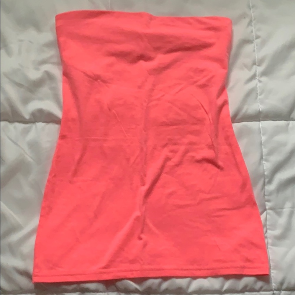 Neon Pink Tube Top